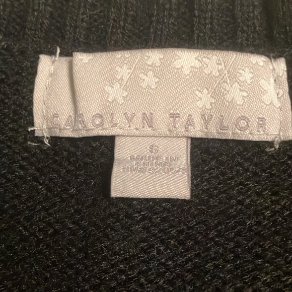 Carolyn Taylor Christmas Sweater size small Rudolph red nose reindeer - Picture 6 of 8